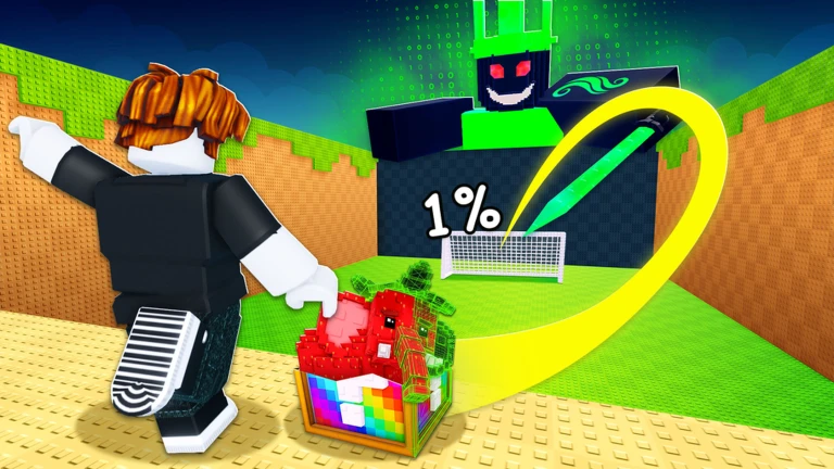 KICK A LUCKY BLOCK